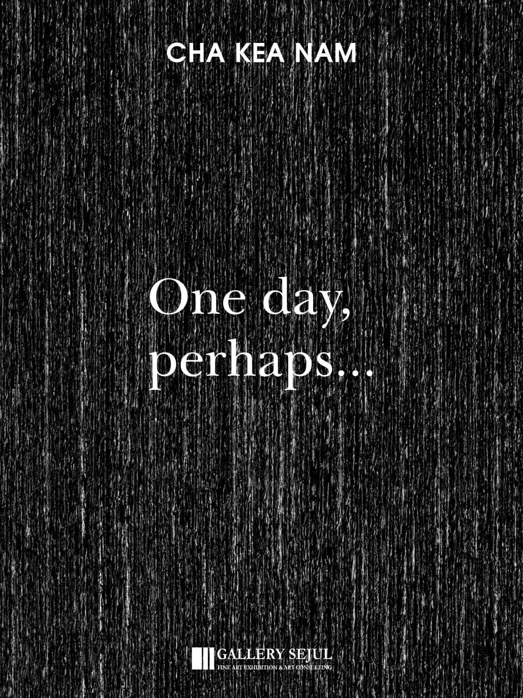 차계남 개인전 《One Day, Perhaps…》